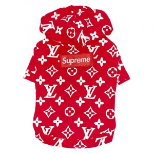 english bulldog shop pupreme box logo monogram hoodie