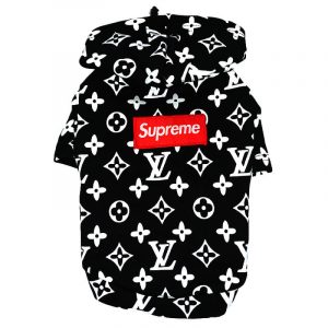 english bulldog shop pupreme box logo monogram hoodie