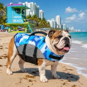 english bulldog life jacket