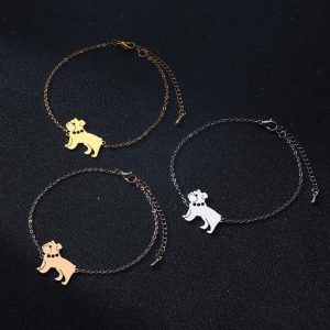 english bulldog shop charm bracelet
