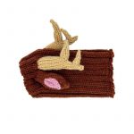 holiday reindeer bulldog hat