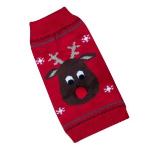 christmas english bulldog sweater
