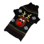christmas english bulldog sweater