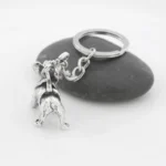 vintage english bulldog keychain