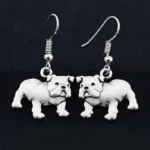 english bulldog earrings