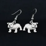 english bulldog earrings