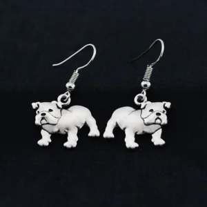 english bulldog earrings