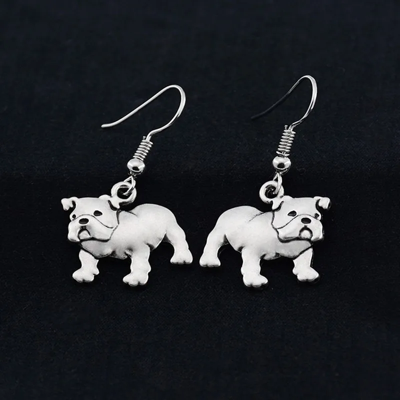 english bulldog earrings