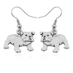 english bulldog earrings