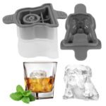 english bulldog ice cube mold