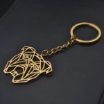 english bulldog key chain