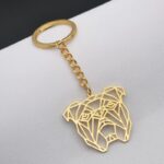 english bulldog key chain