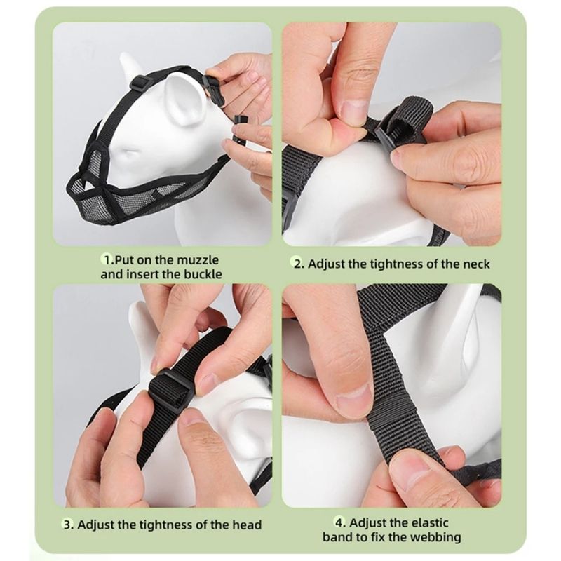 english bulldog mesh muzzle