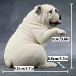 english bulldog paw statue