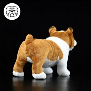 english bulldog stuffed plush toy