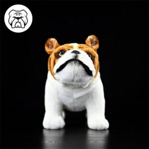english bulldog stuffed plush toy