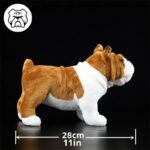 english bulldog stuffed plush toy