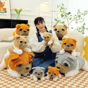 english bulldog stuffed toy