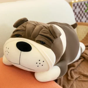 english bulldog stuffed toy pillow