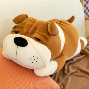 english bulldog stuffed toy pillow