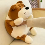 english bulldog stuffed toy pillow