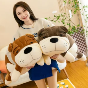 english bulldog stuffed toy pillow