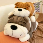 english bulldog stuffed toy pillow