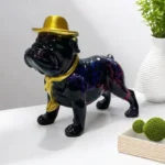 gentleman english bulldog statue