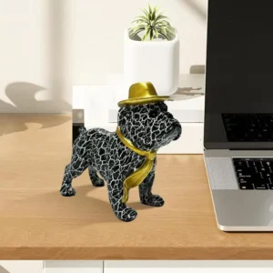 gentleman english bulldog statue
