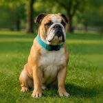 glow-go english bulldog collar
