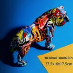 nordic painting english bulldog statue