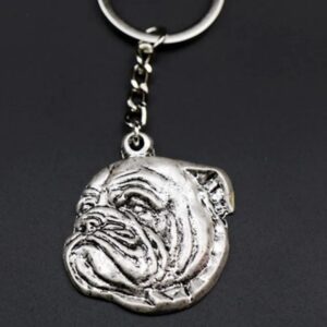 oldschool english bulldog keychain