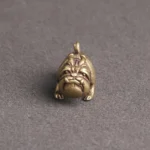 retro bulldog pendant
