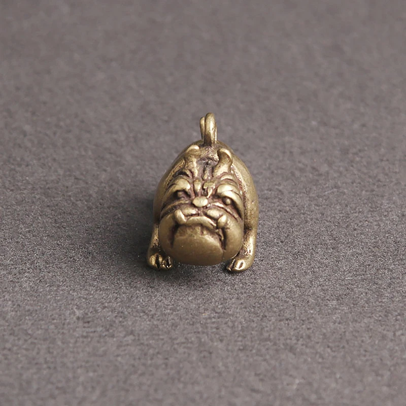 retro bulldog pendant