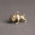 retro bulldog pendant