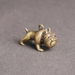 retro bulldog pendant