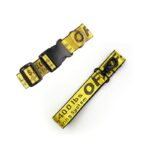 woof english bulldog collar