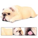 sleepy english bulldog ornament