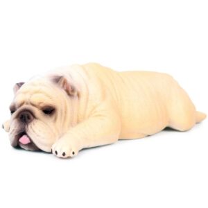 sleepy english bulldog ornament