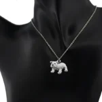 vintage english bulldog necklace
