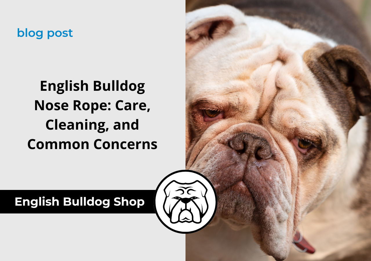 English Bulldog – nose rope