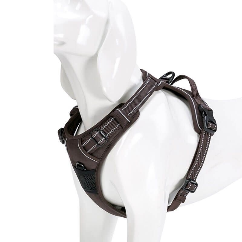 breathable padded english bulldog harness