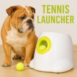 english bulldog tennis launcher