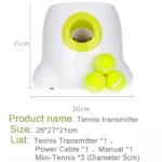 english bulldog tennis launcher