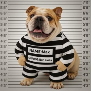 prisoner bulldog halloween costume