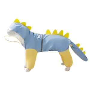 rainasaur english bulldog raincoat