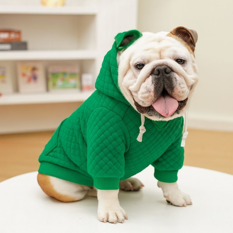 snugpaw english bulldog hoodie