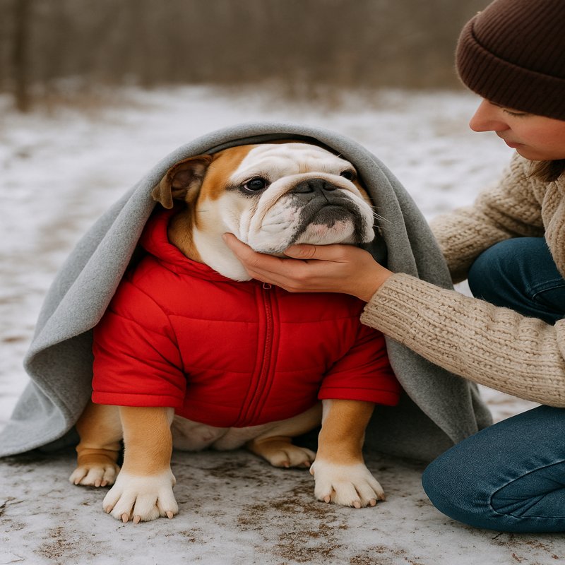 winter care for english bulldogs