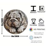 english bulldog wall plate