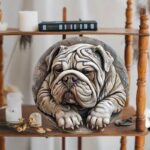 english bulldog wall plate